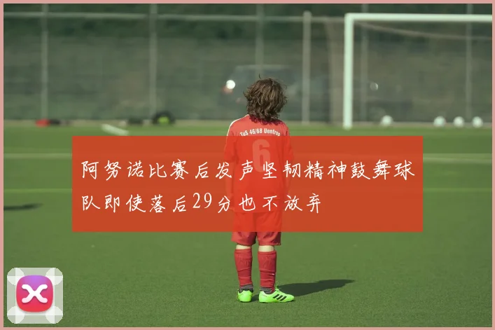 阿努诺比赛后发声坚韧精神鼓舞球队即使落后29分也不放弃